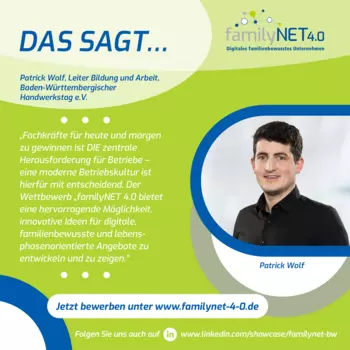 Patrick Wolf, Leiter Bildung und Arbeit, BWHT Patrick Wolf, Leiter Bildung und Arbeit, BWHT